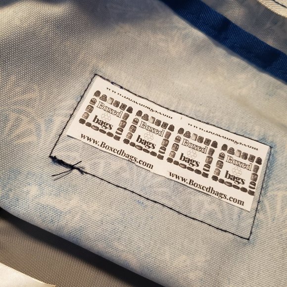 JANSPORT Backpack pattern blue white solid color back shoulder straps bags - Picture 14 of 14